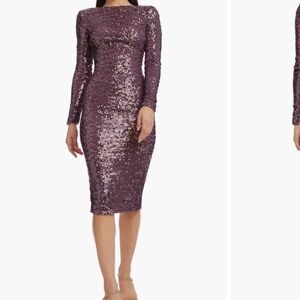 ISO Dress the Population Port Deep Purple dress